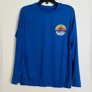 Ingear Men's Blue Crew Neck Shirt